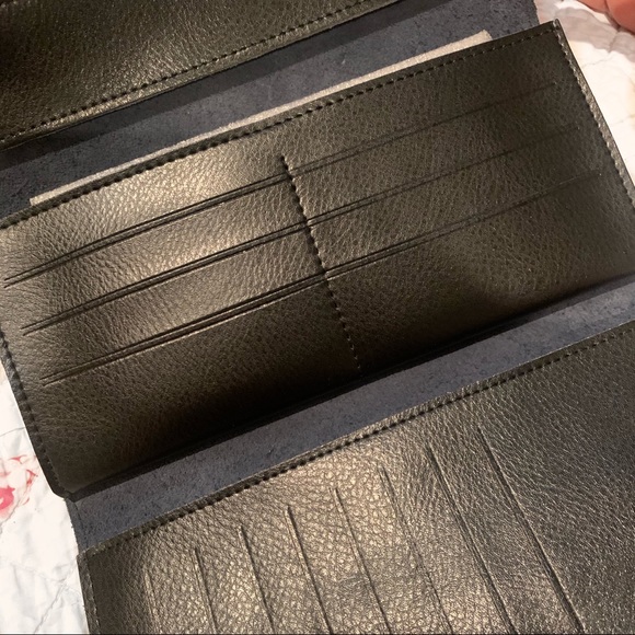 New Genuine Pebbled Leather Trifold Flap Wallet - Picture 6 of 6